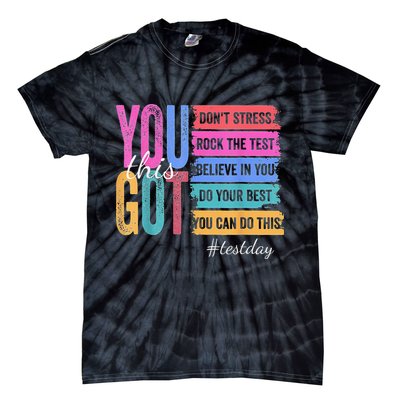 2You Got This DonT Stress Rock The Test Test Day Tie-Dye T-Shirt