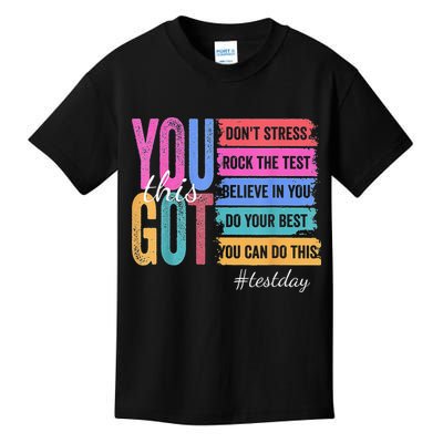 2You Got This DonT Stress Rock The Test Test Day Kids T-Shirt