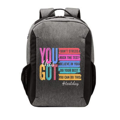 2You Got This DonT Stress Rock The Test Test Day Vector Backpack
