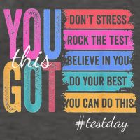 2You Got This DonT Stress Rock The Test Test Day Vector Backpack