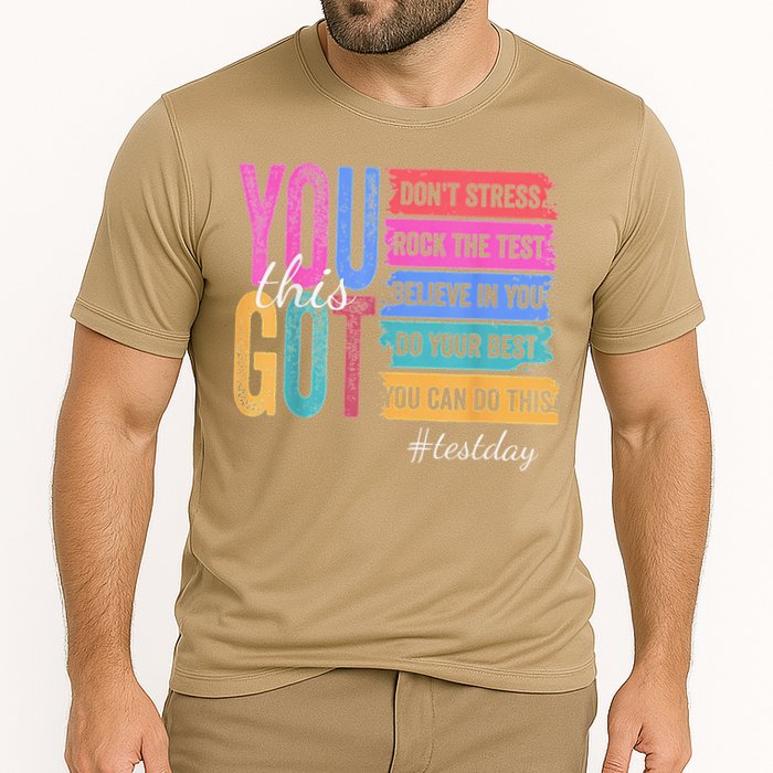 2You Got This DonT Stress Rock The Test Test Day Cooling Performance Crew T-Shirt