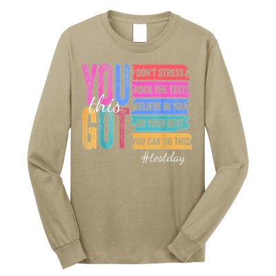 2You Got This DonT Stress Rock The Test Test Day Long Sleeve Shirt