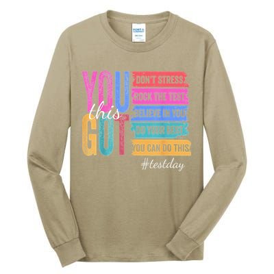 2You Got This DonT Stress Rock The Test Test Day Tall Long Sleeve T-Shirt
