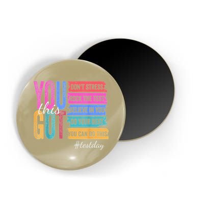 2You Got This DonT Stress Rock The Test Test Day Magnet