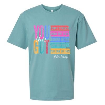 2You Got This DonT Stress Rock The Test Test Day Sueded Cloud Jersey T-Shirt
