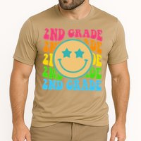 2nd Grade Teachers Back To School Retro Face Happy First Day Cooling Performance Crew T-Shirt