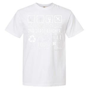 2nd Grade Teacher MultiTasking Certified Job Gift Second Grade Garment-Dyed Heavyweight T-Shirt