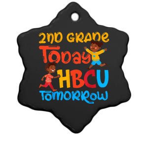 2nd Grade Today HBCU Tomorrow Graduate Grad Colleges School Ceramic Star Ornament