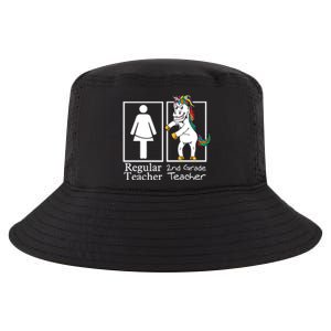 2Nd Grade Teacher Regular Unicorn Second Team Funny Gift Cool Comfort Performance Bucket Hat