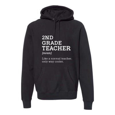 2nd Grade Teacher Idea For Second Grade Teacher Gift Premium Hoodie