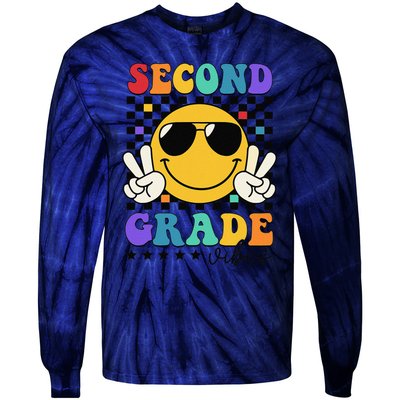 2nd Grade Teacher First Day Second Grade Tie-Dye Long Sleeve Shirt