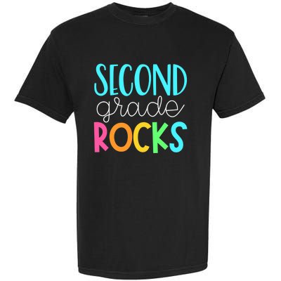 2nd grade teacher, second grade rocks Garment-Dyed Heavyweight T-Shirt