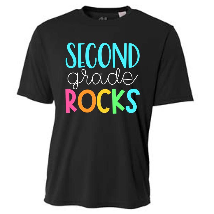 2nd grade teacher, second grade rocks Cooling Performance Crew T-Shirt