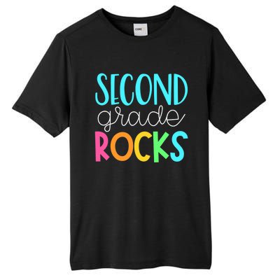 2nd grade teacher, second grade rocks Tall Fusion ChromaSoft Performance T-Shirt