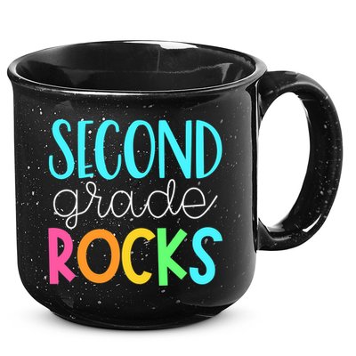 2nd grade teacher, second grade rocks 15oz Campfire Ceramic Mug