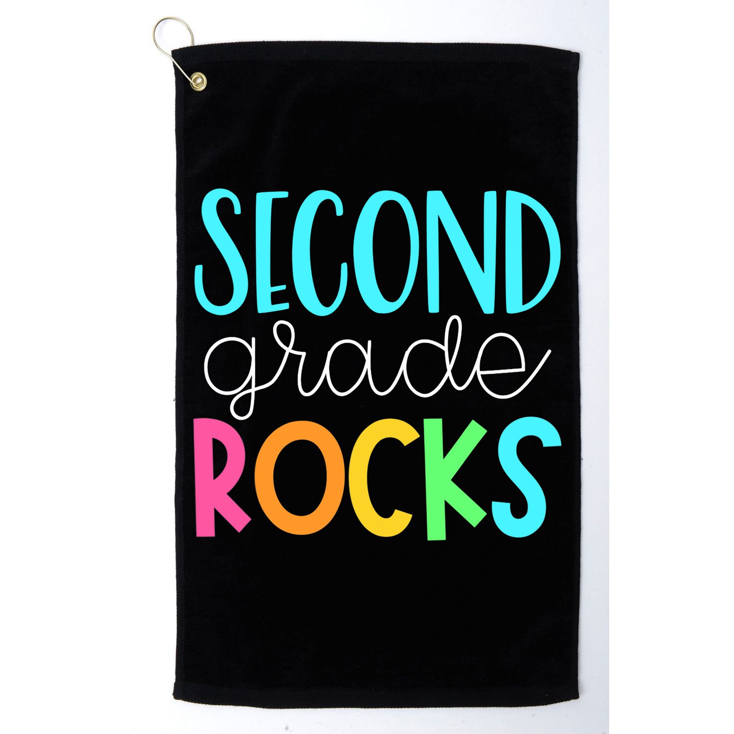 2nd grade teacher, second grade rocks Golf Towel