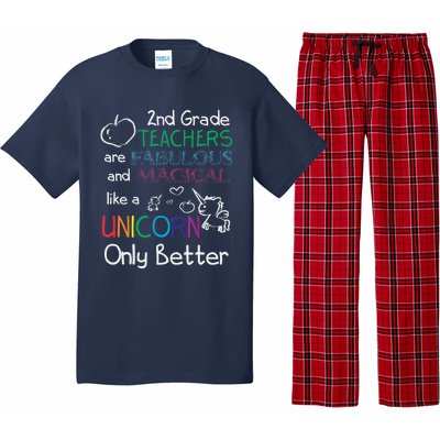 2nd Grade Teachers Fabulous Magical Unicorn School Pajama Set