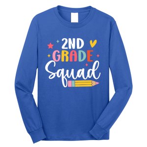 2Nd Grade Teacher Back To School Student Second Grade Squad Meaningful Gift Long Sleeve Shirt