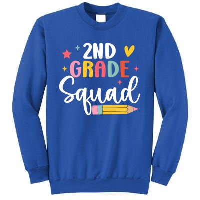 2Nd Grade Teacher Back To School Student Second Grade Squad Meaningful Gift Sweatshirt