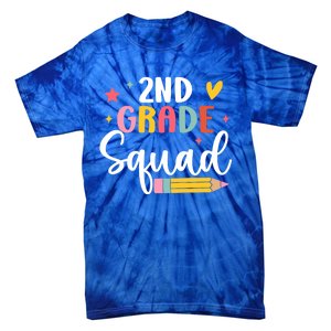 2Nd Grade Teacher Back To School Student Second Grade Squad Meaningful Gift Tie-Dye T-Shirt