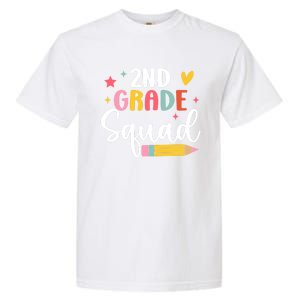 2Nd Grade Teacher Back To School Student Second Grade Squad Meaningful Gift Garment-Dyed Heavyweight T-Shirt