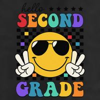 2nd Grade Teachers First Day Second Grade 7 Panel Mesh Trucker Snapback Hat
