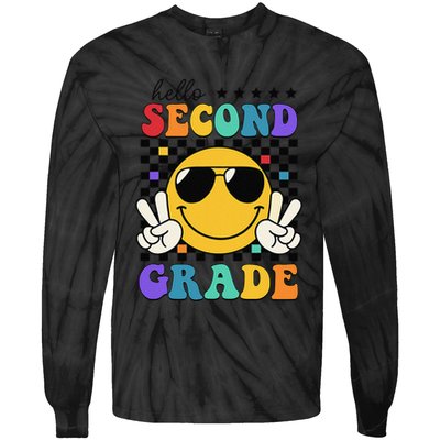 2nd Grade Teachers First Day Second Grade Tie-Dye Long Sleeve Shirt