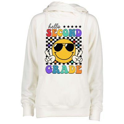 2nd Grade Teachers First Day Second Grade Womens Funnel Neck Pullover Hood