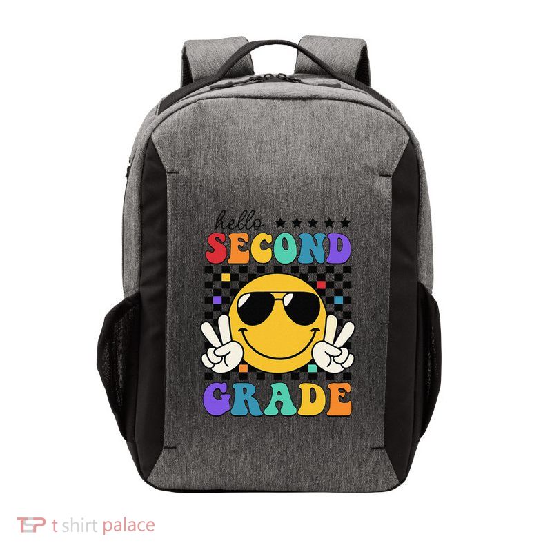 2nd Grade Teachers First Day Second Grade Vector Backpack