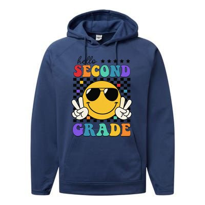 2nd Grade Teachers First Day Second Grade Performance Fleece Hoodie