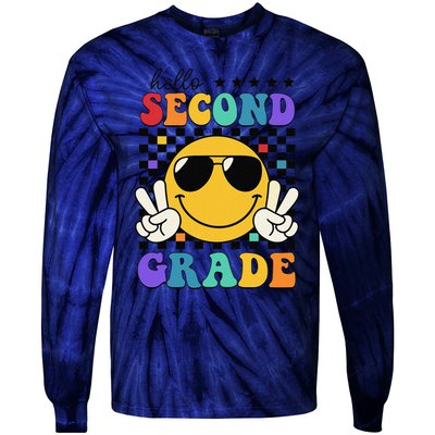 2nd Grade Teachers First Day Second Grade Tie-Dye Long Sleeve Shirt