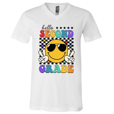 2nd Grade Teachers First Day Second Grade V-Neck T-Shirt