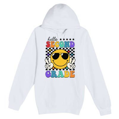 2nd Grade Teachers First Day Second Grade Premium Pullover Hoodie