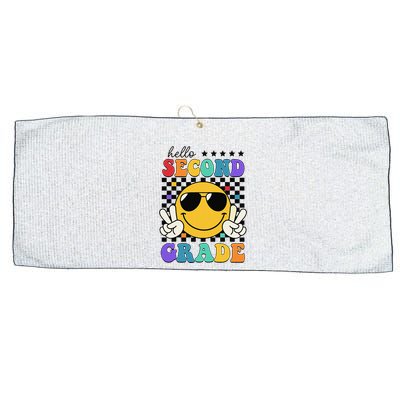 2nd Grade Teachers First Day Second Grade Large Microfiber Waffle Golf Towel