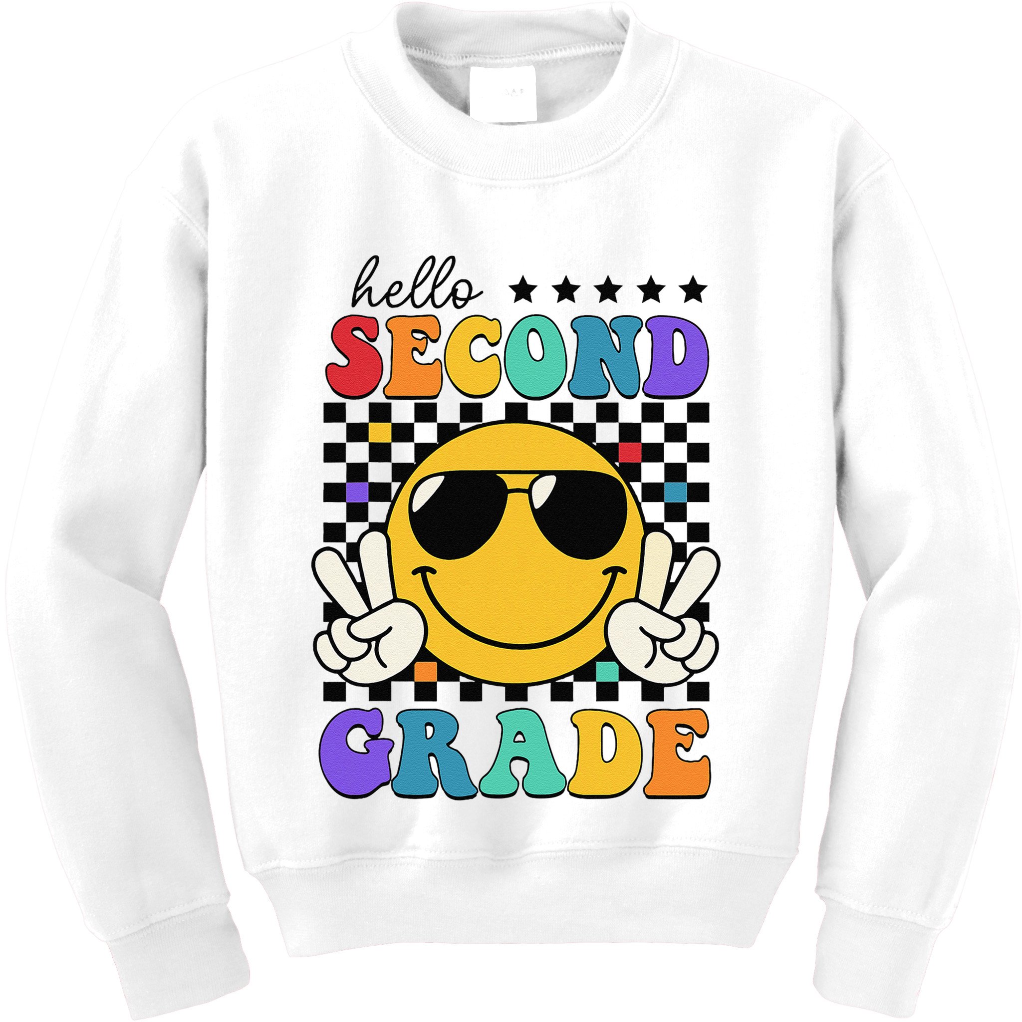 2nd Grade Teachers First Day Second Grade Kids Sweatshirt