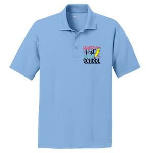 2Nd Grade Teacher Squad Happy First Day Of School Cool Gift PosiCharge RacerMesh Polo