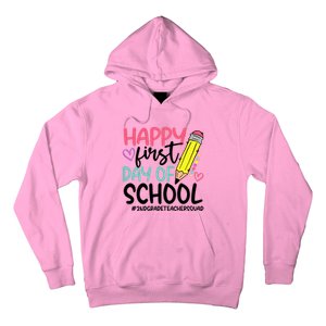 2Nd Grade Teacher Squad Happy First Day Of School Cool Gift Hoodie