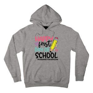 2Nd Grade Teacher Squad Happy First Day Of School Cool Gift Tall Hoodie