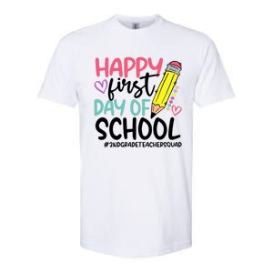 2Nd Grade Teacher Squad Happy First Day Of School Cool Gift Softstyle CVC T-Shirt