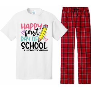 2Nd Grade Teacher Squad Happy First Day Of School Cool Gift Pajama Set