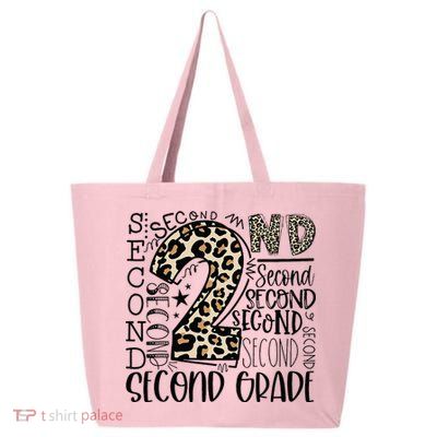 2nd Grade Typography Second Grade Teacher Back To School 25L Jumbo Tote