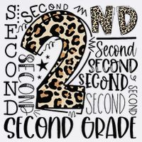 2nd Grade Typography Second Grade Teacher Back To School Button