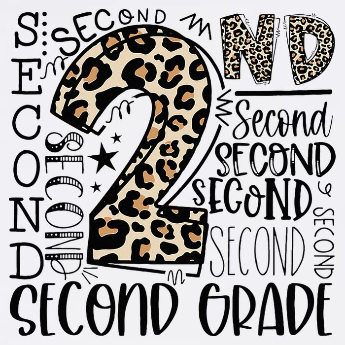 2nd Grade Typography Second Grade Teacher Back To School Button