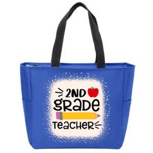 2Nd Grade Teacher Back To School Second Grade For Teachers Meaningful Gift Zip Tote Bag