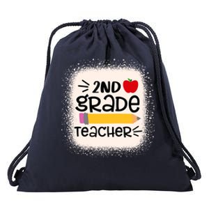 2Nd Grade Teacher Back To School Second Grade For Teachers Meaningful Gift Drawstring Bag