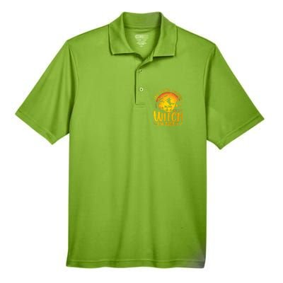 2Nd Grade Teacher By Day Witch By Night Teacher Halloween Funny Gift Men's Origin Performance Pique Polo