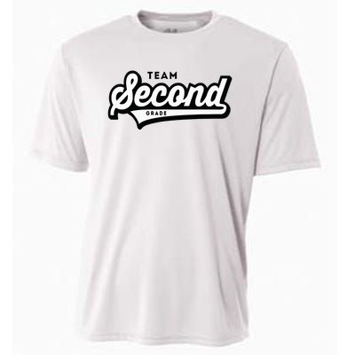 2nd Grade Team School Teacher Second Baseball Style Cooling Performance Crew T-Shirt