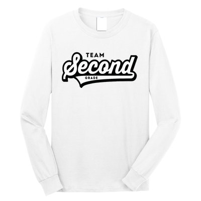 2nd Grade Team School Teacher Second Baseball Style Long Sleeve Shirt