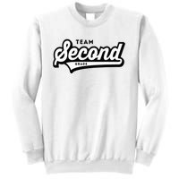 2nd Grade Team School Teacher Second Baseball Style Sweatshirt