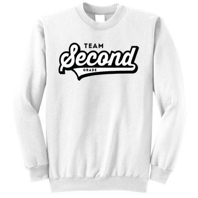 2nd Grade Team School Teacher Second Baseball Style Sweatshirt